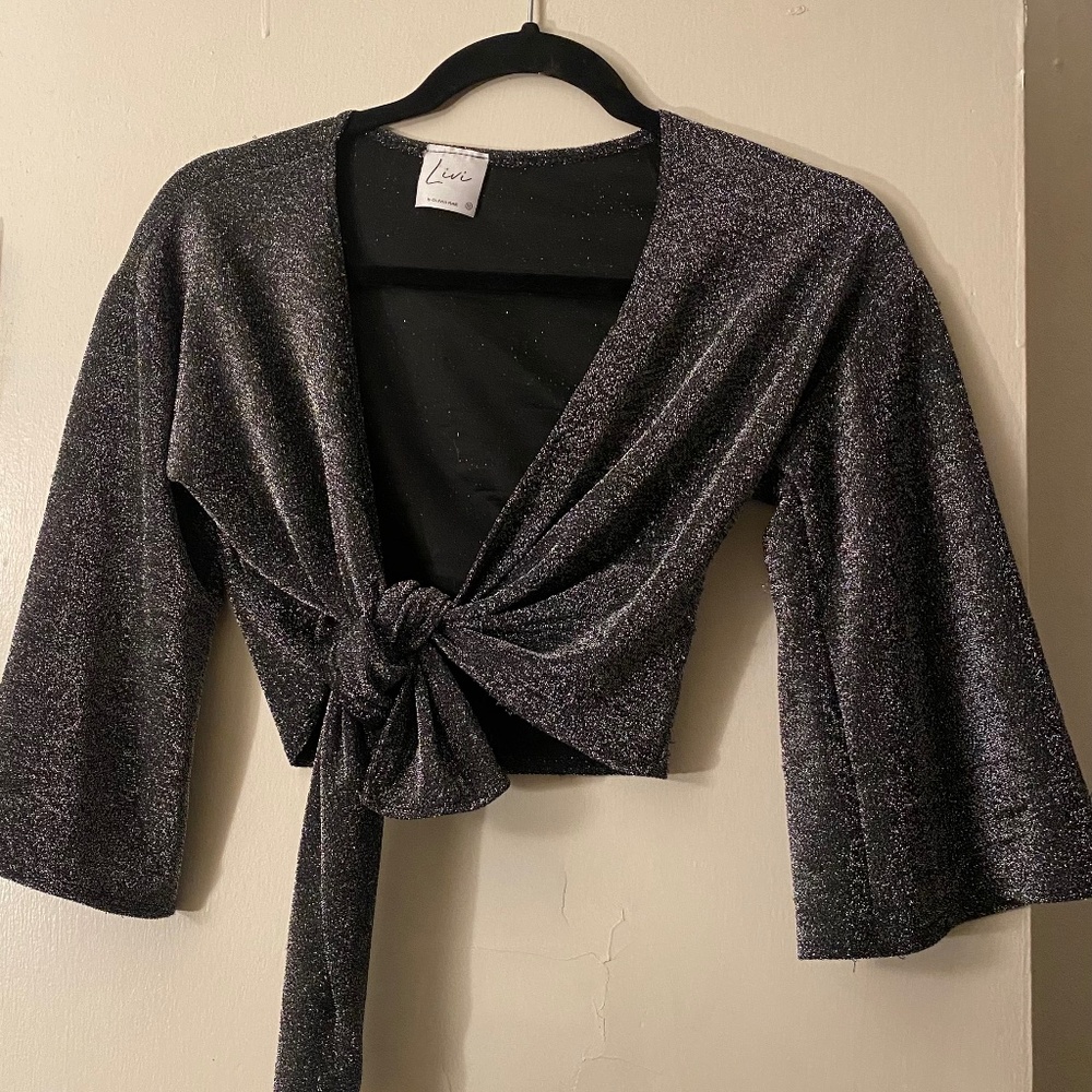 Sparkle party shawl/ cover-up